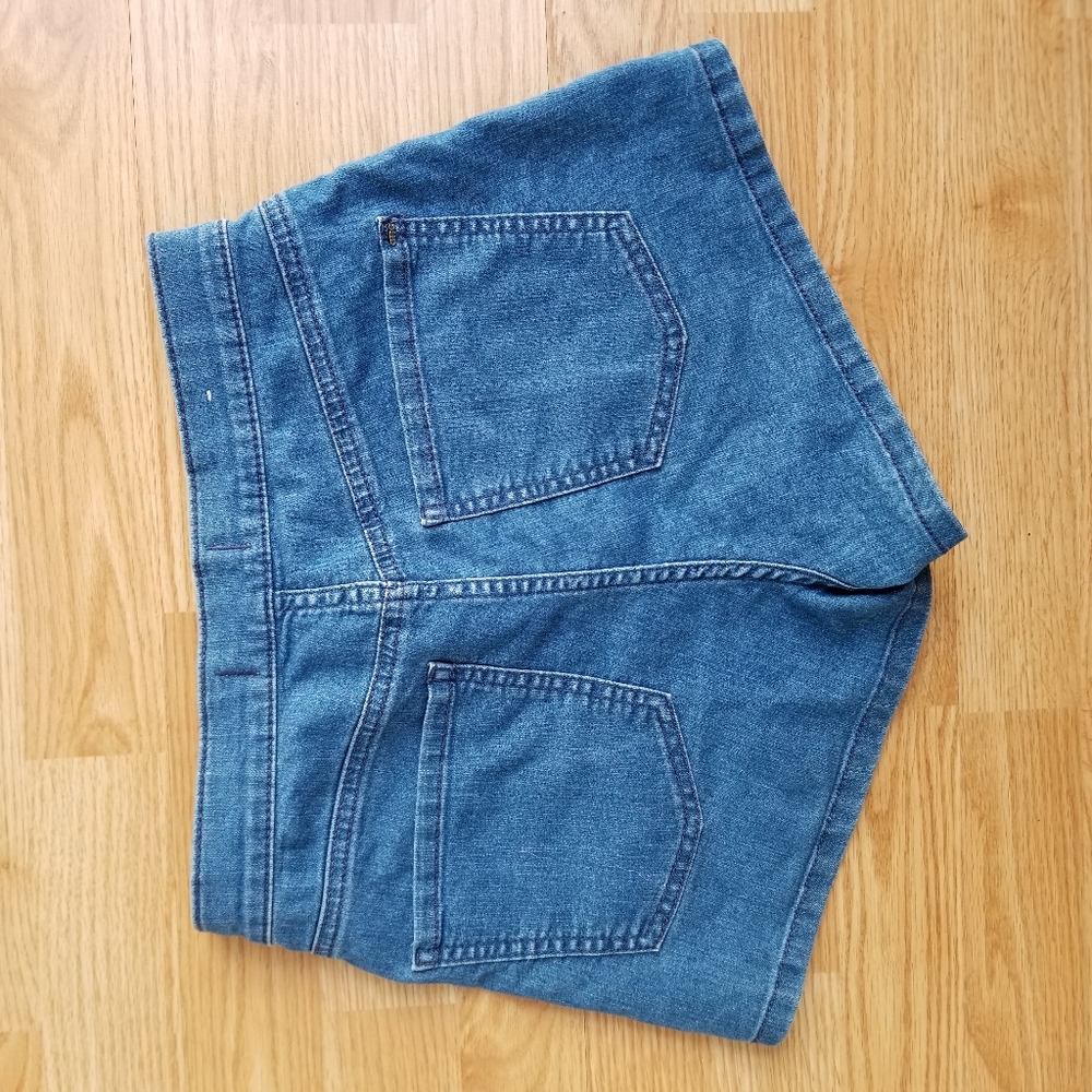 Garage high waisted denim retro roller short - Picture 7 of 10